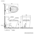 Toto One Piece Back To Wall Toilet Suite with Soft Close Seat Package ONEPIECE-SCS image NaN