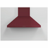 Fisher & Paykel Series 7 90cm Pyramid Chimney Wall Canopy Rangehood Red HC90PCR1 image NaN