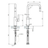 Armando Vicario LUZ Kitchen Mixer Tap with Pull Out image NaN