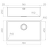 Artinox Radius 74 Single Bowl Sink ARTRAD7440 image NaN