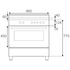 Bertazzoni 90cm Professional Orange Induction Freestanding Oven PRO95I1EART image NaN
