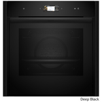 NEFF 60cm Pyrolytic Slide & Hide Oven with Added Steam Deep Black B69VS73Y0A-DB hero image