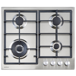 Brohn 60cm 4 Burner Natural Gas Stainless Steel Cooktop BRGC6001SS hero image