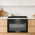 Beko 90cm Twin Fan Multifunction Built in Oven Dark Stainless Steel BBOB91271MDX image NaN
