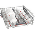 Bosch 60cm Series 8 Built Under Dishwasher - Brushed Steel SMU8ZCS01A image NaN