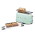 Smeg 50s Retro Style 4 Slice Toaster Pastel Green TSF02PGAU image NaN