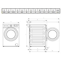 Beko 7kg Front Load Washing Machine WMY7046LB2 hero image