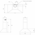Fisher & Paykel Series 7 90cm Pyramid Chimney Wall Canopy Rangehood White HC90PCW1 image NaN