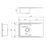 Abey EV100 Evo Single Bowl Sink with Drainer image NaN
