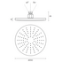 Rogerseller Tonic 250mm Shower Rose - Matte Black 35060000111 image NaN