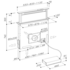 Sirius SDD2LEMTC580WH 88cm Valentina Collection Downdraft System image NaN