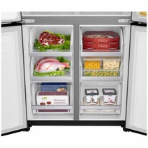 LG 506L Slim French Door Fridge Non Plumbed Ice & Water Dispenser GF-L570MBNL hero image