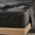 Linen House Tencel 375TC Charcoal Super King Sheet Set 01711I159 image NaN