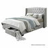 Ostro Warner Pearl Queen Bed Base & Bedhead 2 Drawer Pearl BDWARNVEPA1404 image NaN