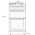 Westinghouse WLG503WBNG 54cm Freestanding Natural Gas Conventional Oven/Stove image NaN