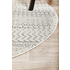 Rug Culture Chrome Small Silver & Off White Rug 150X150CM - CRO-HPR-SIL-150X150 image NaN