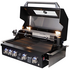 Smart Four Burner Built-In LPG BBQ with Rotisserie and Rear Infrared Burner Black 401WB-BLK image NaN
