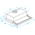 Beko CTB6407X 60cm Slideout Rangehood image NaN