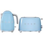 Smeg Kettle and 2 Slice Toaster Pack Pastel Blue KLF03PBAUTSF01PBAU hero image