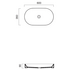 Catalano Horizon 60x35 Countertop Basin - Satin Cement 160AHZCS image NaN