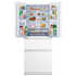 Mitsubishi Electric LX Series 442L French Door Glass Refrigerator Glacier White MR-LX442EX-GWH-A image NaN