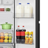 Hisense 632L PureFlat Side by Side Refrigerator With Non-Plumbed Water and Ice Dispenser Black Steel HRSBS633BW image NaN