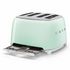 Smeg Temperature Control Kettle and Four Slice Toaster Breakfast Pack Pastel Green KLF04PGAUTSF03PGAU image NaN