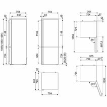 Smeg 510L Portofino Bottom Mount Fridge FA490RRAU hero image