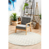 Rug Culture Evoke Small White Rug 150X150CM - EVO-260-WHI-150X150 image NaN