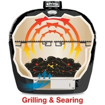 Primo Ceramic Grills X-LARGE Grill Head Only Black PGCXLHG hero image