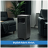 Ausclimate Smart Compact 2.05kW Portable Air Conditioner Charcoal Black ACPAC205CB image NaN