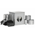 Glem 90cm QuietAir Stainless Steel Slim Line Canopy Rangehood GQA90SC  image NaN