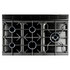 Falcon 90cm Classic Deluxe  Freestanding Dual Fuel Oven/Stove Royal Blue and Chrome CDL90DFRB-CH  image NaN
