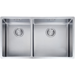 Franke Bolero 3/4 and 1 Bowl Sink with Small Bowl Left BOX220-42/29SBL hero image