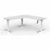 OLG Agile Winder Height Adjust 90 Degree Workstation 1800x1800x750 White Worktop with White Frame OG_AGW90181875W_WLH image NaN