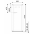 Smeg 270L 50's Retro Style Aesthetic Top Mount Fridge Red FAB28LRD3AU image NaN