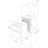 Artusi 60cm Stainless Steel Electric Built-In Double Oven CAO888X-1 image NaN