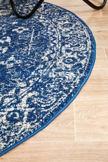 Rug Culture Evoke Small Navy Rug 150X150CM - EVO-252-NAVY-150X150 hero image
