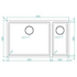 Barazza 1X752IR R15 1 and 3/4 Bowl Sink image NaN