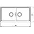 Abey N200UB Schock Horizont Double Bowl Undermount Sink image NaN