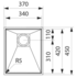 Franke Peak Single Bowl Undermount Sink PKX110-34/42 image NaN