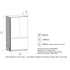 Artusi 90cm Integrated French Door Refrigerator AINT8900FD image NaN