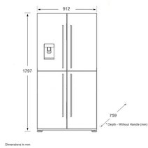 LG 708L French Door Fridge GF-L708PL hero image