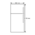Westinghouse 460L Top Mount Fridge WTB4600WALH image NaN