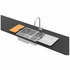 Abey 1 and 1/2 Bowl Sink with Accessories & Pull Out Mixer Tap NL180T12 image NaN