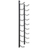 KingsBottle 9 Bottle C-Type Label Display Wall Mounted Metal Wine Rack WMRC-01D09B image NaN
