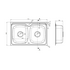 Oliveri EE23TU Endeavour Double Bowl Universal Sink image NaN