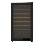 Cantina 34 Bottle Single Zone Freestanding Wine Cabinet Black CCWFS34B hero image