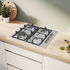 Bosch 60cm Series 2 Gas Cooktop Stainless Steel PBH6B5K90A image NaN