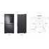 Samsung 640L Family Hub French Door Frost Free Smart Refrigerator SRF7900BFH image NaN